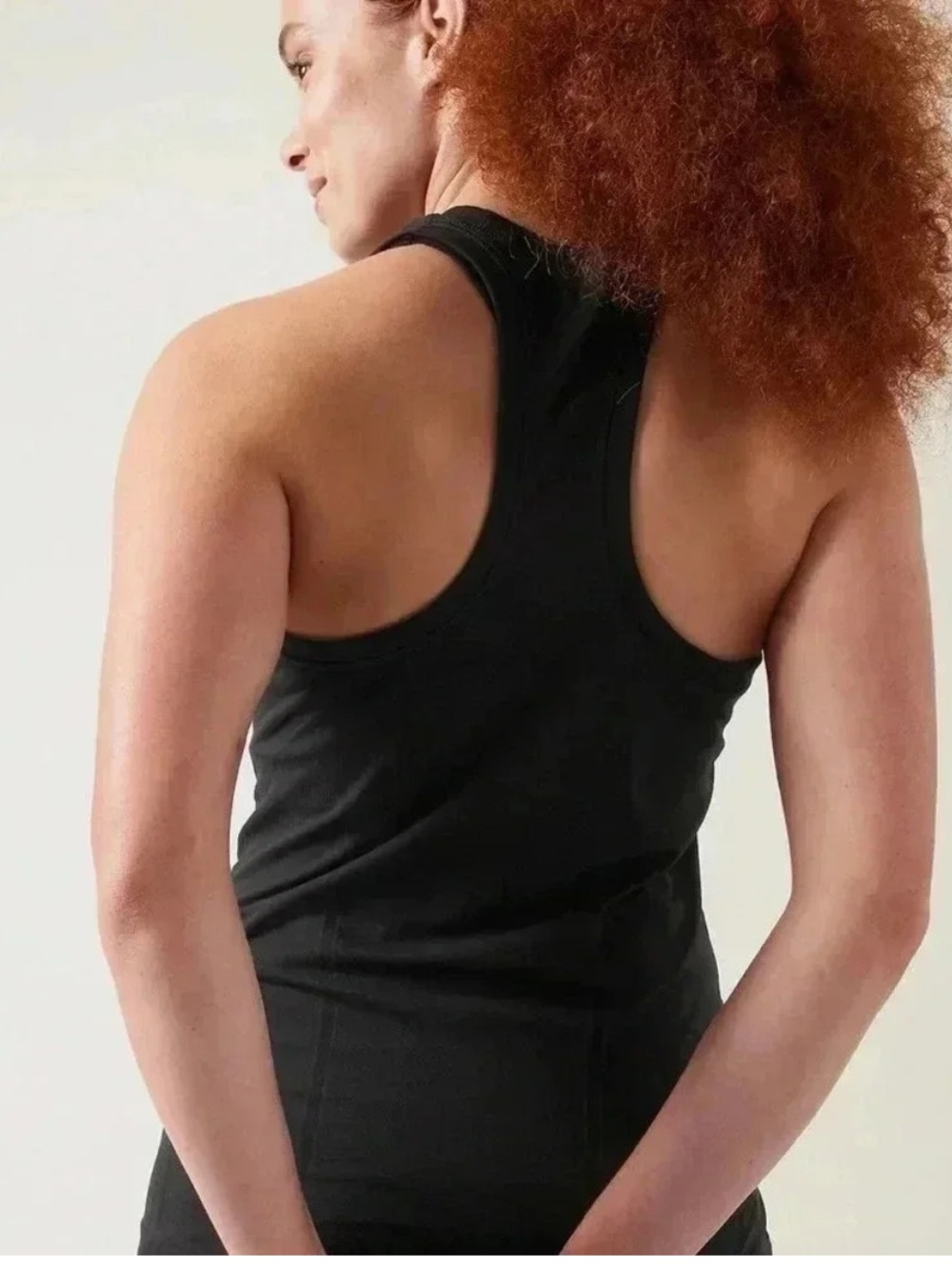 Athleta Black Momentum Seamless Tank Size Large - Picture 10 of 10